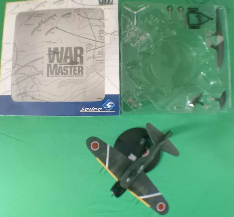 Solido,  Nakajima A6 M2-N 1941 Japan Die-Cast Model, S7200002 1:72 Scale