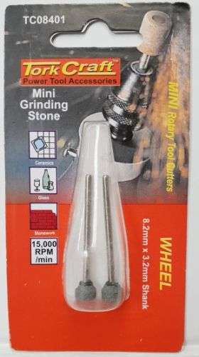 Tork Craft  Power Tools Accessories, Wheel 8.2mm Dia x 3.2mm  Shank TC08401