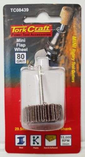 Tork Craft  Power Tools Accessories, Wheel 29.5mm x 10mm x 3.2mm Shank TC08439