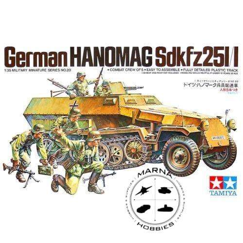 Tamiya Model, German Hanomag Sd.Kfz. 251/1 Ausf. C No. 35020 | 1:35