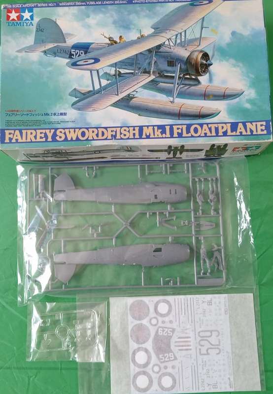 Tamiya Fairey Swordfish Mk.I Floatplane  | No. 61071 | 1:48 ( Photo-Etched Part Included)
