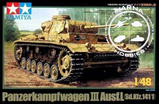 Tamiya Model,  WWII German Panzerkampfwagen III Ausf. L Sd.Kfz.141/1 1/48 Scale 32524 MM24