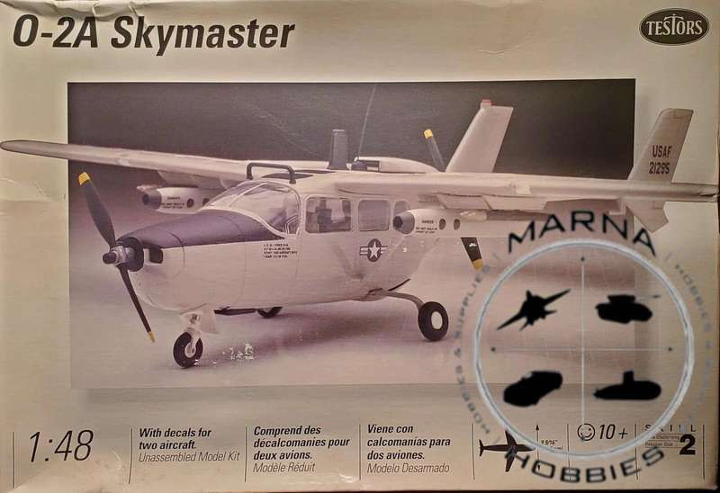Testors Model, Cessna O-2A Skymaster No. 514 | 1:48 Scale