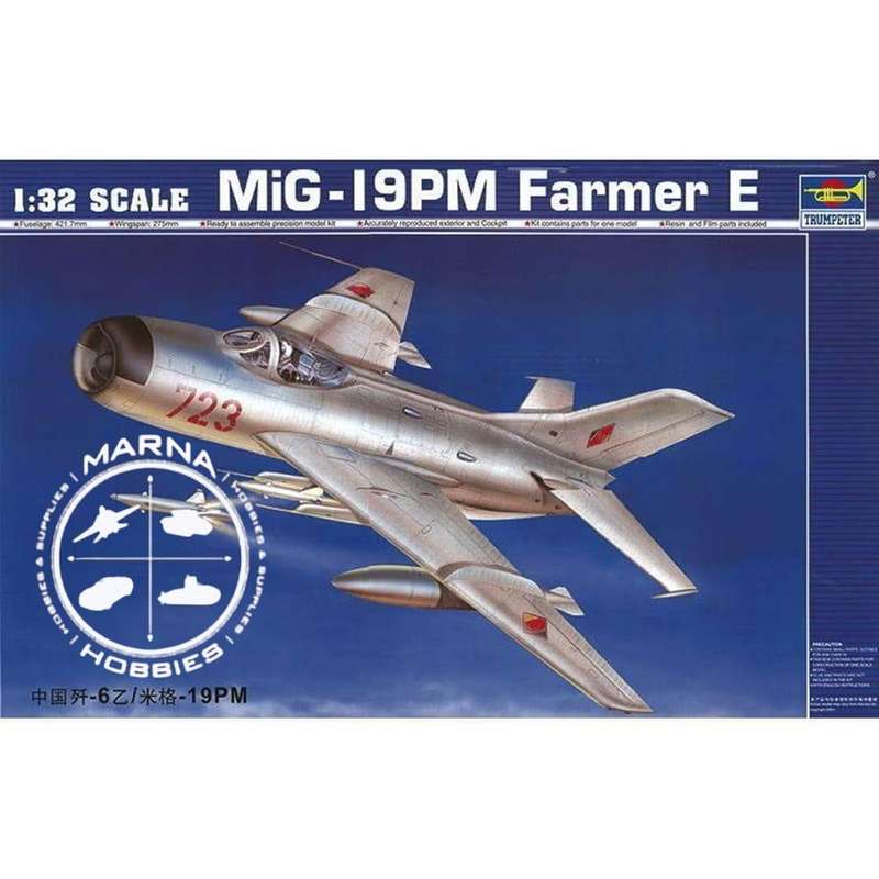 Trumpeter Model, MiG-19PM Farmer E No. 02209 | 1:32 Scale