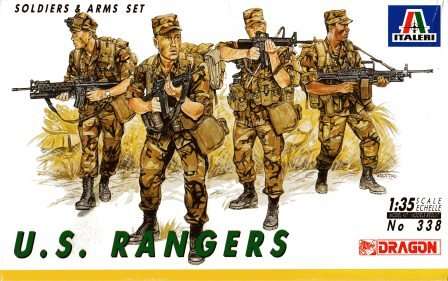 Dragon/Italeri,  U.S. Rangers Soldiers & Arms Set N° 338 | 1:35