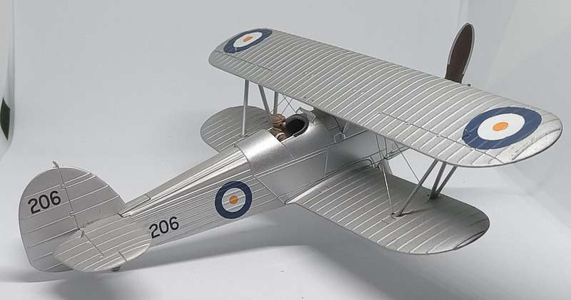 Hobby Master 1:48 Air Power Series HA8002 Hawker Fury Mk I Diecast Model SAAF , Oct. 1940 '206',