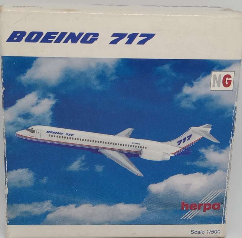Herpa Wings, Boeing 717, Reg. N717XE, 510370, 1,500 Scale