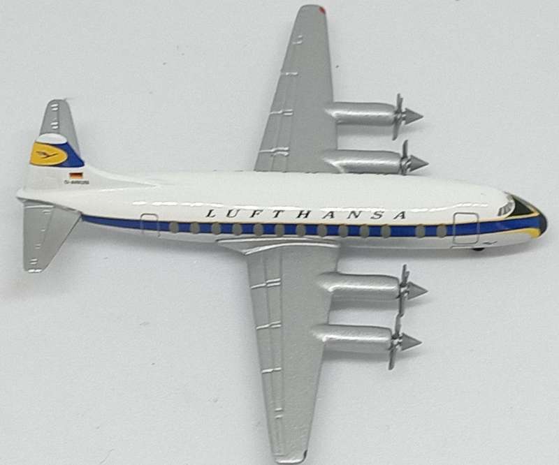 Herpa Wings, Lufthansa, Vickers Viscount V814, AReg. D-ANUN, 511780, 1,500 Scale