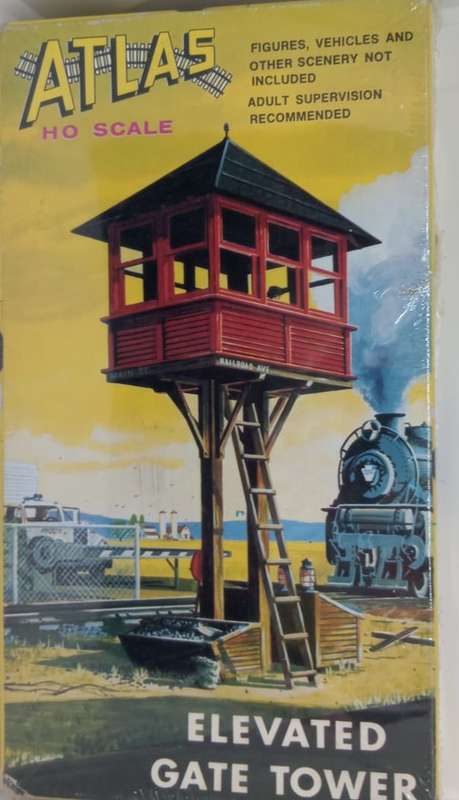 Atlas Model, Vintage Atlas HO Scale #701 Elevated Gate Tower HO Scale
