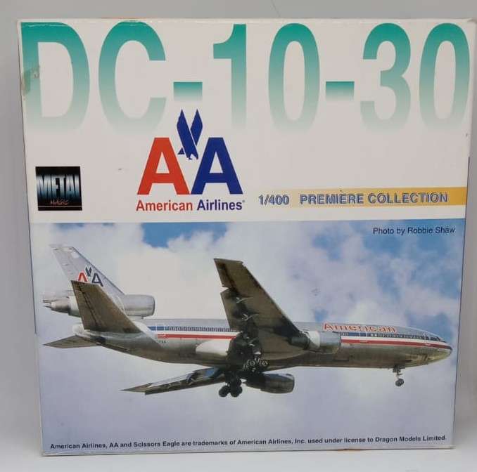 Dragon Wings, American Airlines DC-10-30 Chrome! N137AA, DW55165 Special Version