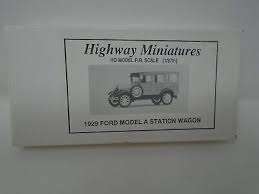 Jordan Products, Highway Miniatures 1929 Ford A Station Wagon Kit 360-217 HO