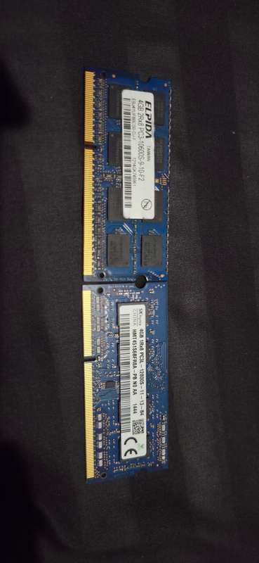 2X4GB DDR3 Laptop RAM