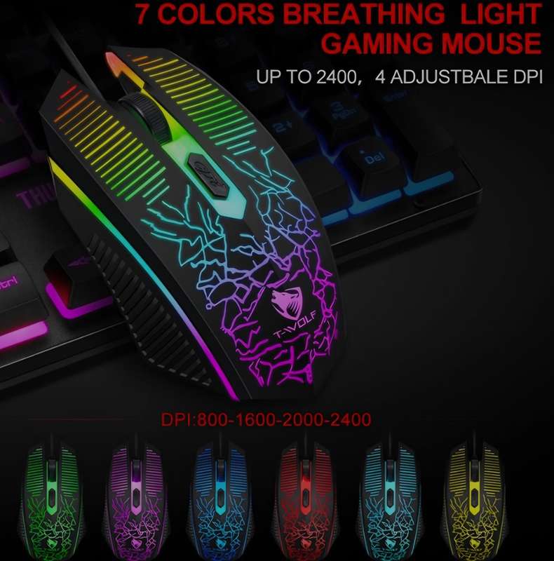 T-WOLF TF-31 3-in-1 Gaming Combo Kit