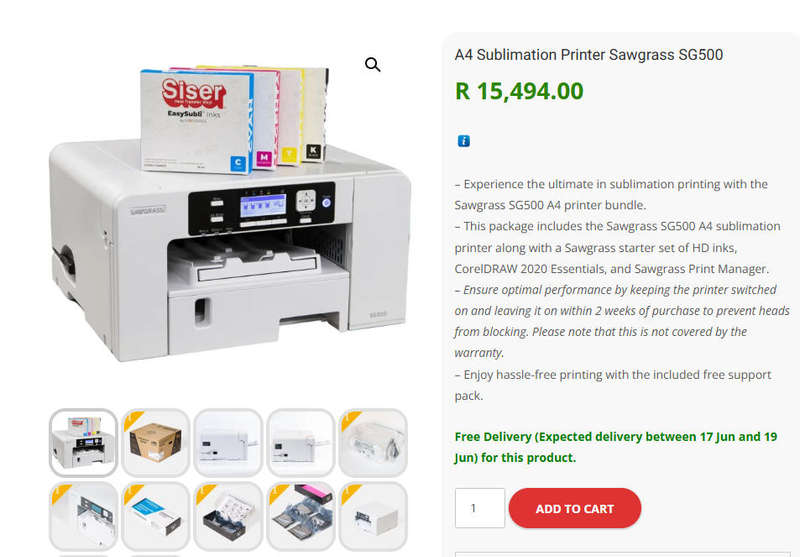 Sawgrass Virtuoso SG500 Sublimation Printer