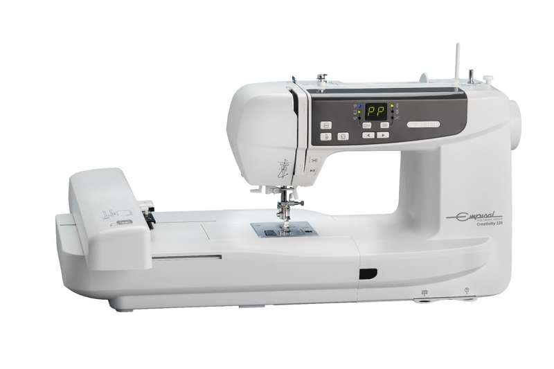 Empisal Creativity 220 Embroidery Machine - Grade A Refurb - Slight Scratches on Extension Tray