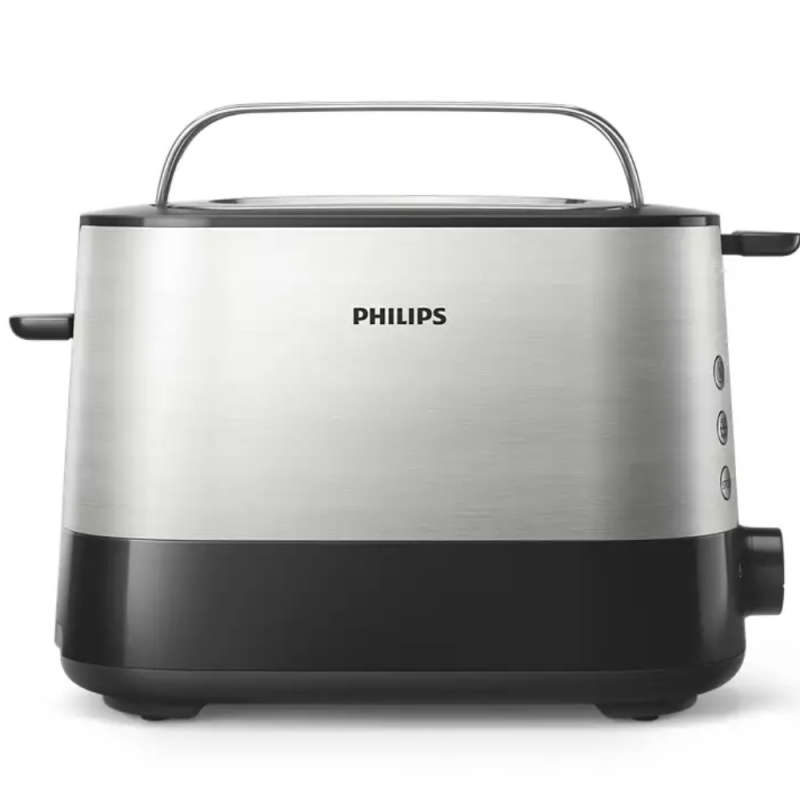 Philips  Viva Collection Toaster 2 Slice - Silver & Black - Brand New