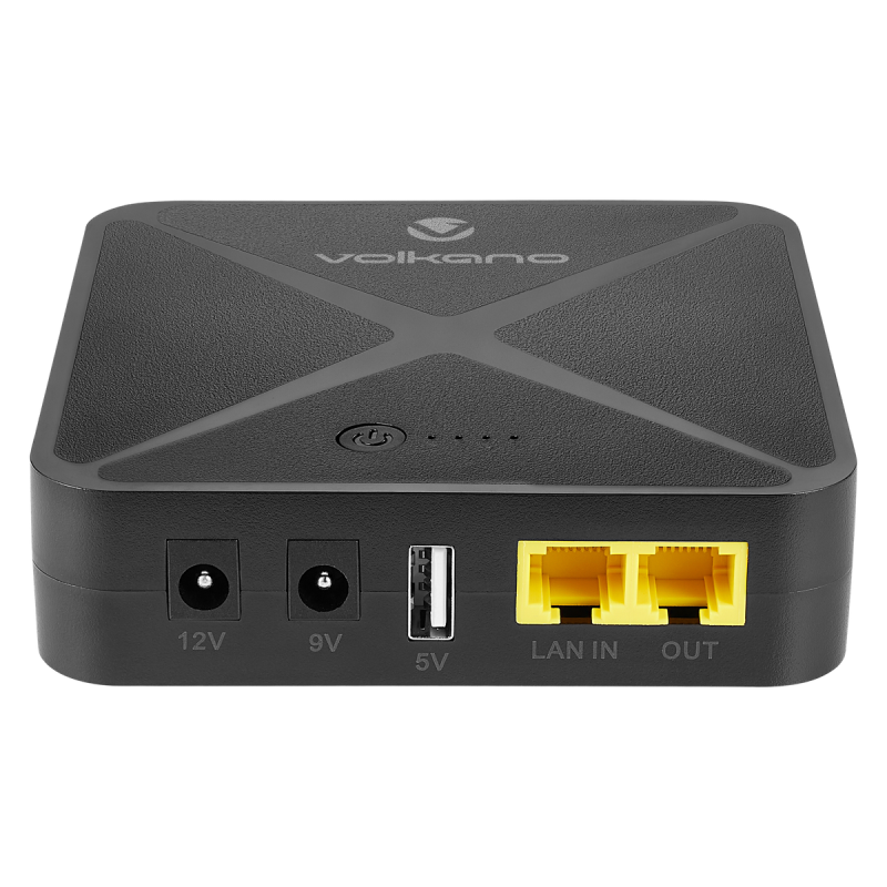 Volkano Sustain Series Mini UPS - VK-9101-BK - Brand New