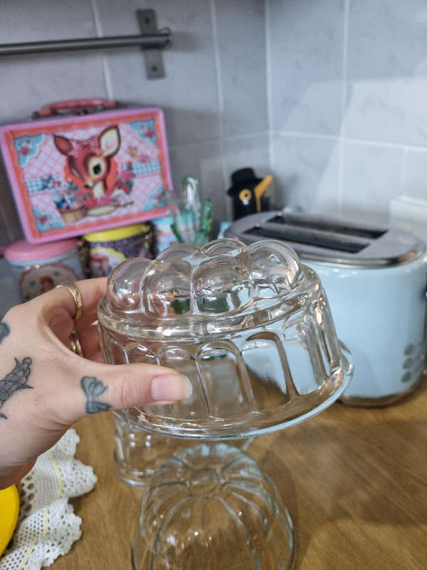 Trio of vintage jelly moulds