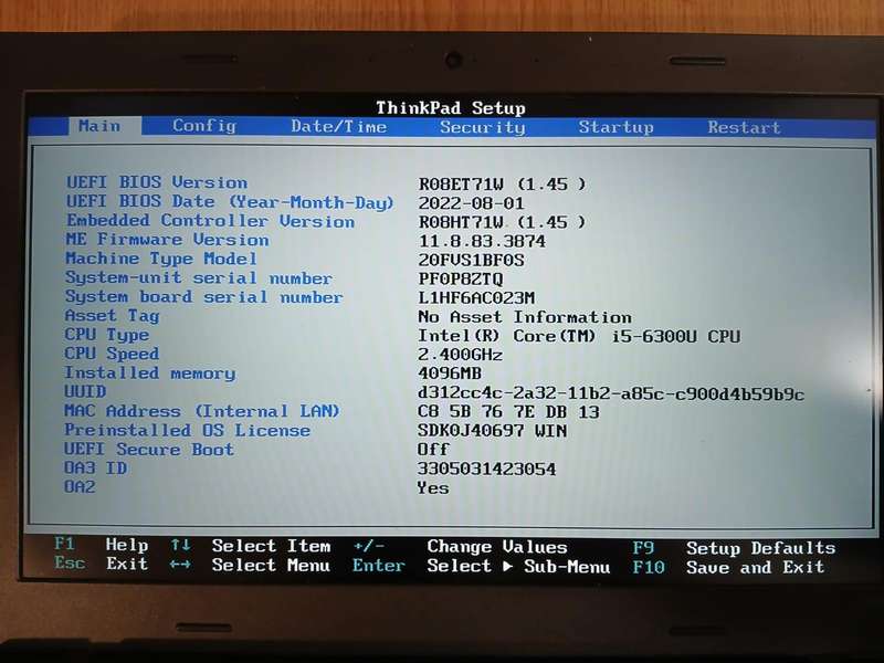 Lenovo ThinkPad L460 Laptop  i5 6th gen - With Pro Dock