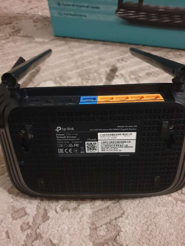 TP link AC1200 WIFI ROUTER