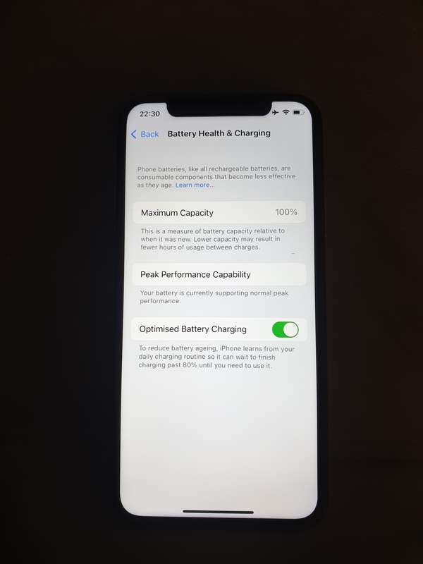 iPhone X near mint condition