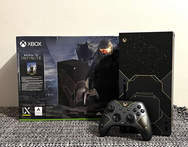 RARE Xbox Series X Halo Infinite Limited Edition Console