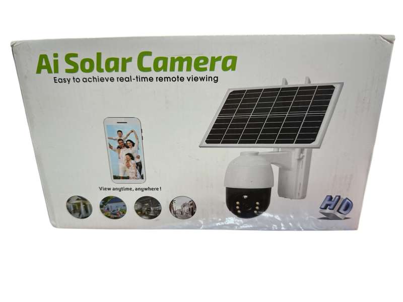 AI Solar Wifi Camera 360 Infrared Night Vision Camera