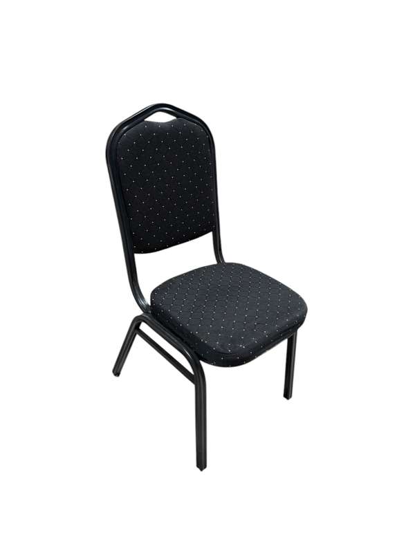 Conference Chair with Metal Frame - Black