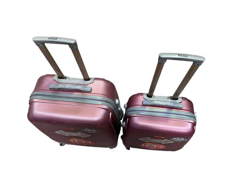Expander 360° 2 Piece Hard Outer Shell Luggage Set - ROSE PINK