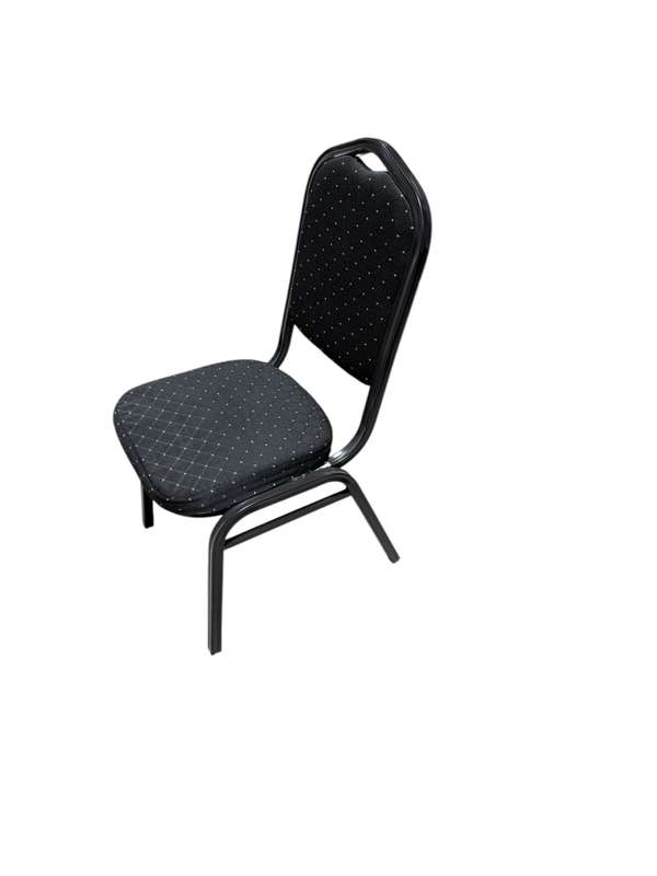 Conference Chair with Metal Frame - Black