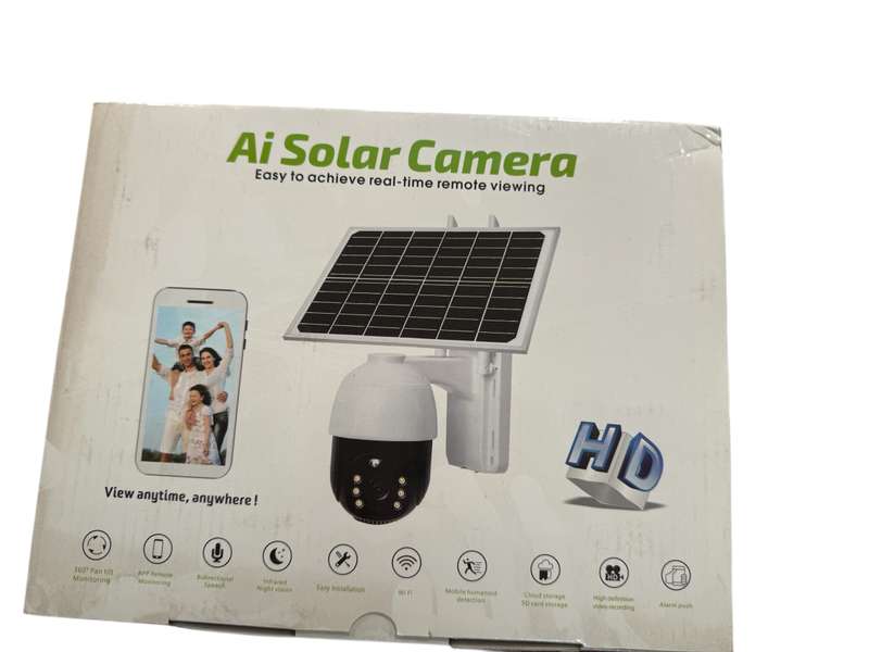 AI Solar Wifi Camera 360 Infrared Night Vision Camera