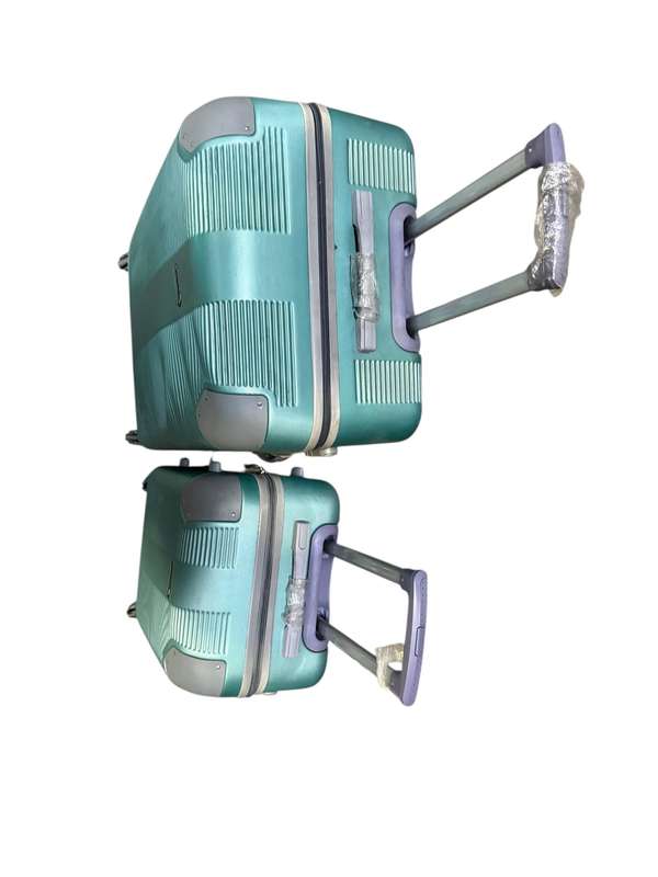 2 Piece Hard Shell Luggage Set - Apple Green