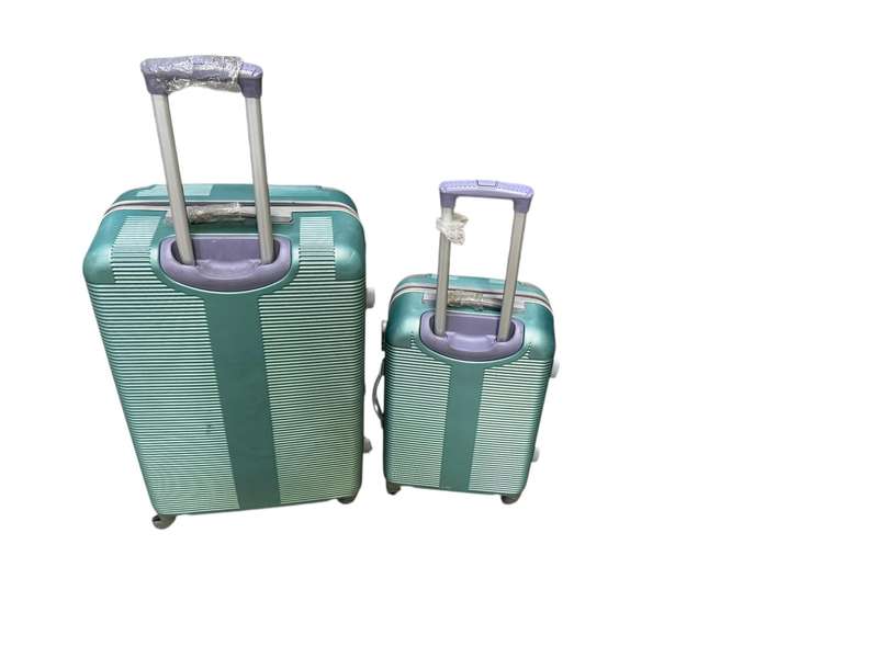 2 Piece Hard Shell Luggage Set - Apple Green