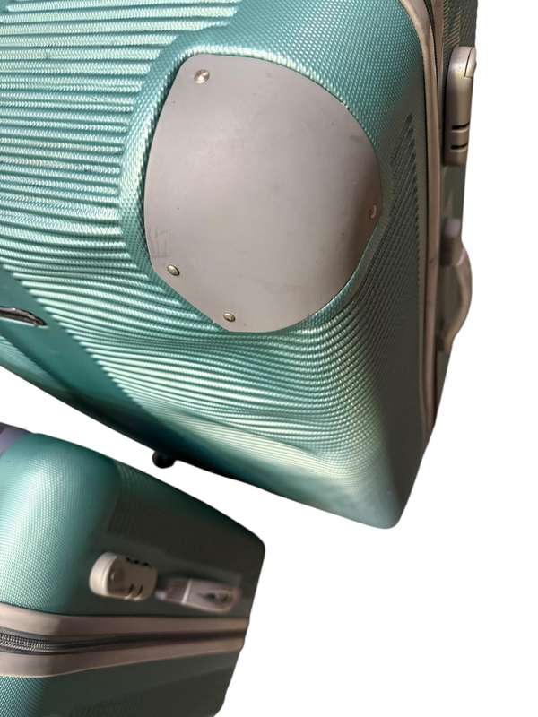 2 Piece Hard Shell Luggage Set - Apple Green