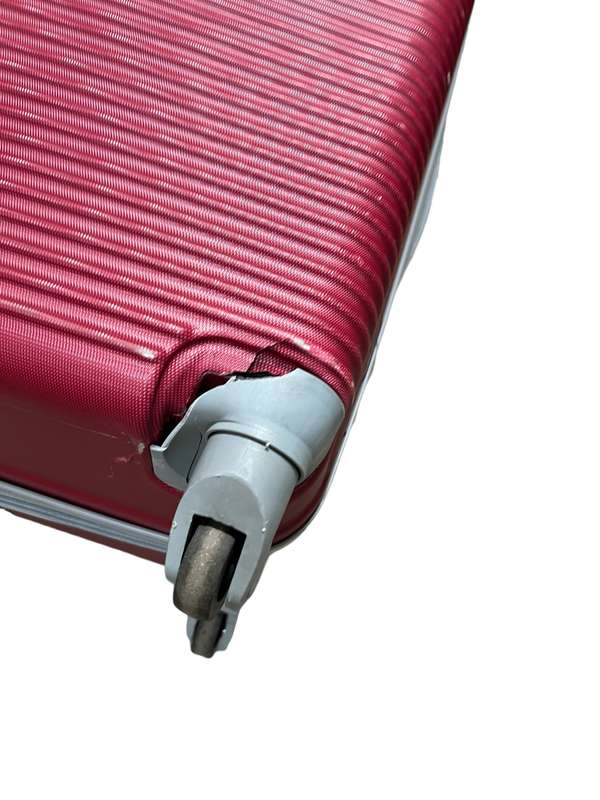 1 Piece Hard Outer Shell Luggage Set - RED - READ DESCRIPTION