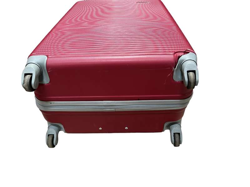 1 Piece Hard Outer Shell Luggage Set - RED - READ DESCRIPTION