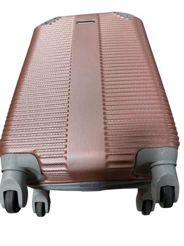 Le Emporer 3 Piece Luggage Set - Light Weight Suitcase - Rose Gold
