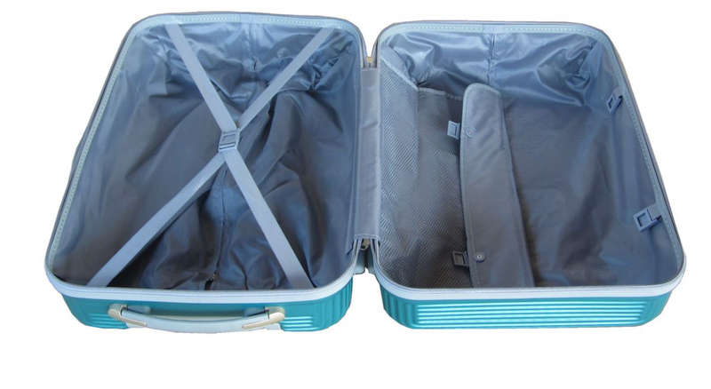 3 Piece Hard Outer Shell Luggage Set - Dark Green 31 Inch
