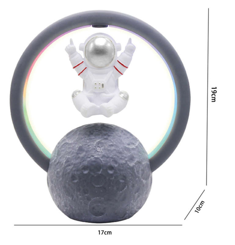 Bluetooth Maglev Speaker Wireless Astronauts RGB Speaker