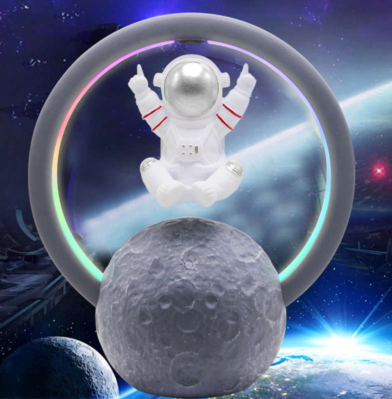 Bluetooth Maglev Speaker Wireless Astronauts RGB Speaker