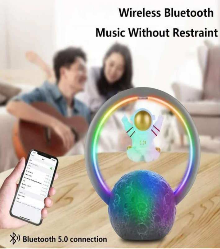 Bluetooth Maglev Speaker Wireless Astronauts RGB Speaker