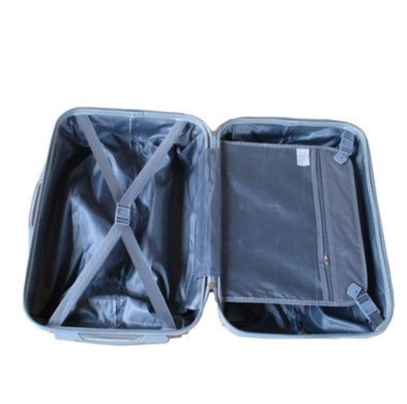 Large 31` Inch Size 3 Piece Hard Outer Shell Luggage Set - Deep Pink