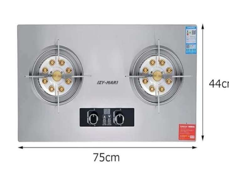 Digimark DGM-9901 Drop-in 2 Burner Gas Cooktop Stainless Steel High Flame and Very Good Quality