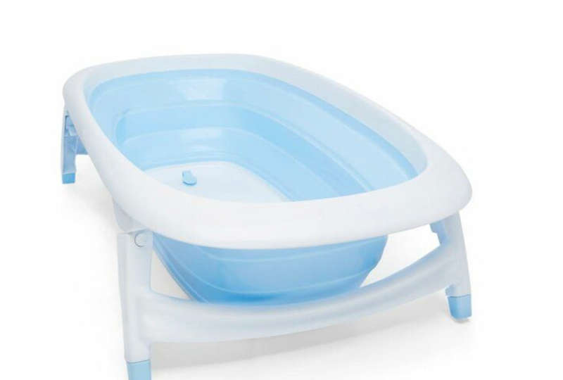 Baby Large Foldable Bathing Tub - Blue