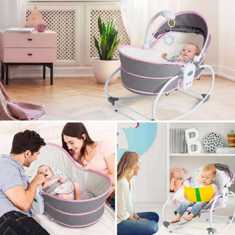 Baby Rocker Bassinet 5 in 1 - Green DEMO/DISPLAY UNIT