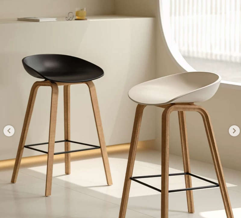ZIMBALI Kitchen Bar Stool - Stone Grey (Pre - Assembled)