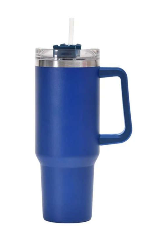 1,2L Tumbler Double Wall Vacuum Flask with Straw Travel Mug Hot/Cold
