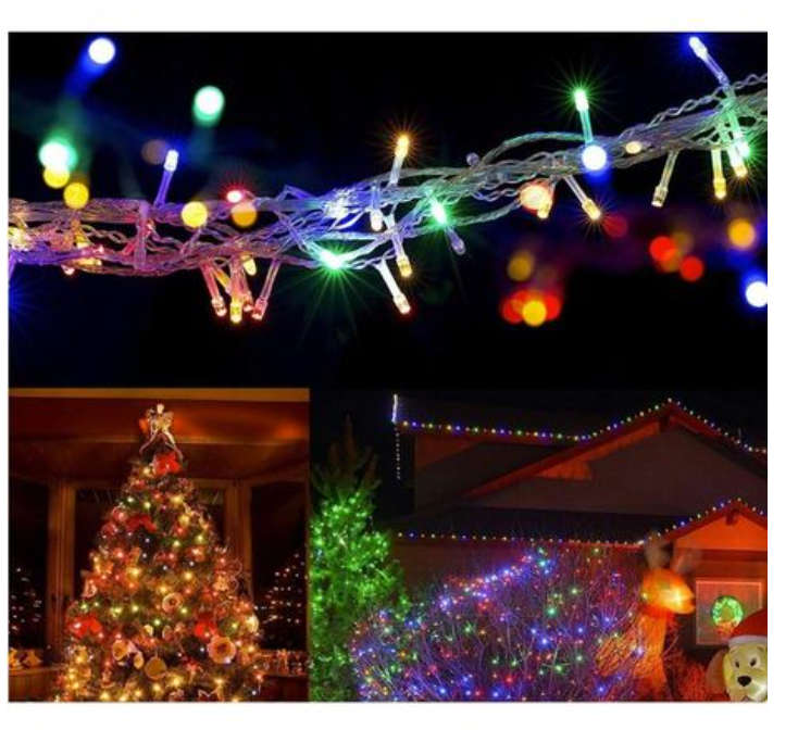 Holiday Tree Full Xmas Tree with Fairy Lights - Green Pine Tree - 180 cm