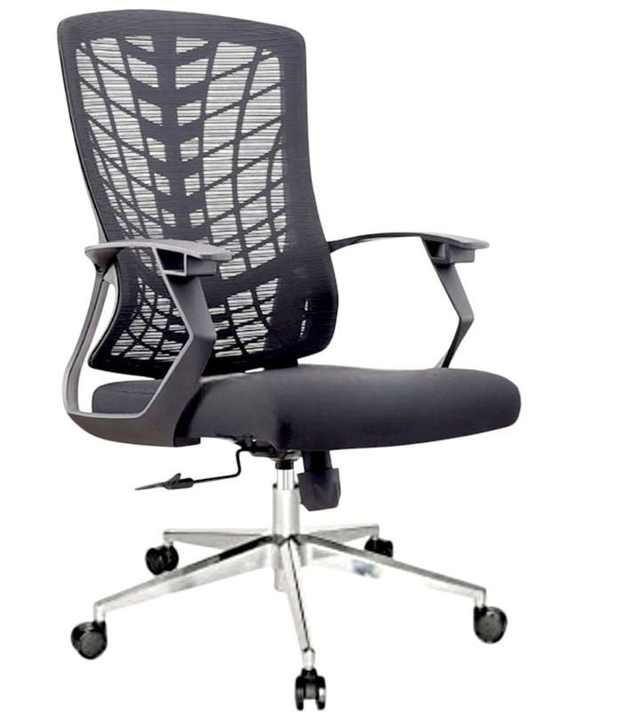 Spiderweb Mesh Office Chair - Ergonomic Comfort & Stylish Design - Black New