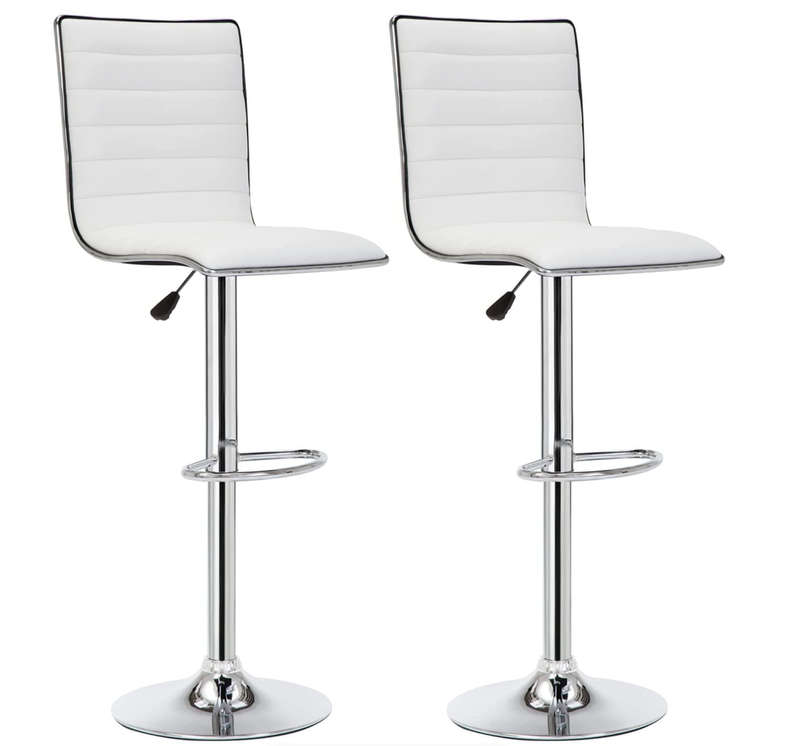Stylish Bar Stools - White